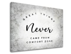 Tablou canvas motivațional Great things