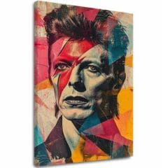 David Bowie pictură pe pânză - Rebel cu suflet de artist | dimensiuni diferite