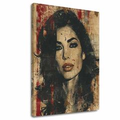 Imagine AMY WINEHOUSE - Privirea profundă a sufletului | 100% original acrilic pictat