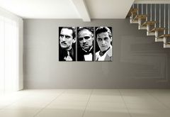 Pictat manual POP ART pictura GODFATHER 120x80 cm