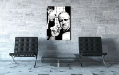 Pictat manual POP ART pictura GODFATHER 70x100 cm