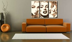 Pictat manual POP ART pictura MARILYN MONROE 120x80 cm