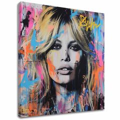 Pictura Brigitte Bardot - Frumusețe capturată pe pânză | 100% original acrilic pictat acasă